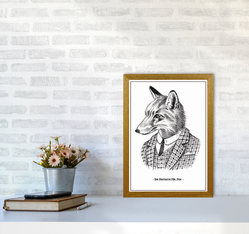 The Fantastic Mr. Fox Art Print by Jason Stanley A3 Print Only