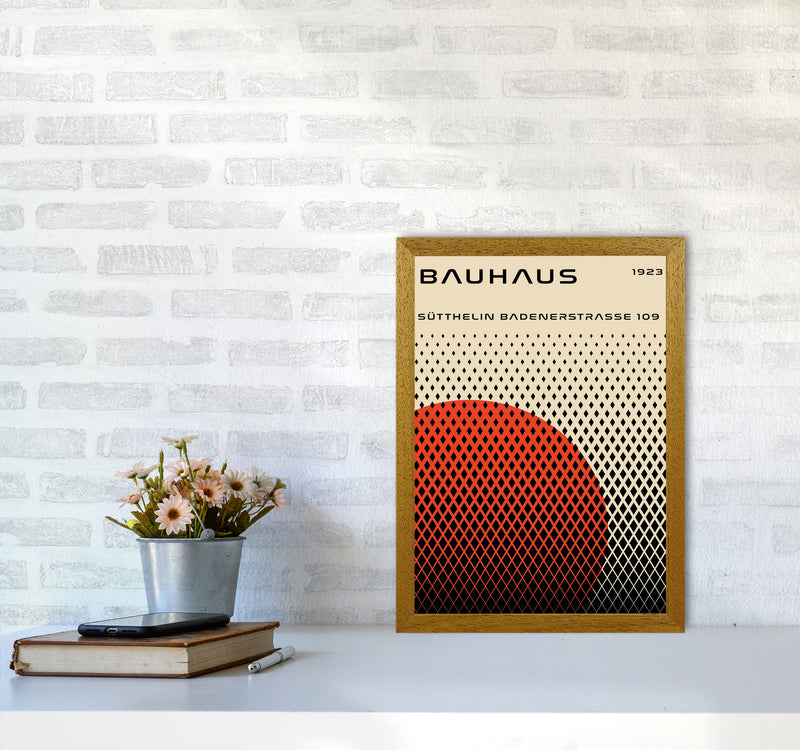 Bauhaus Geometric Red Art Print by Jason Stanley A3 Print Only