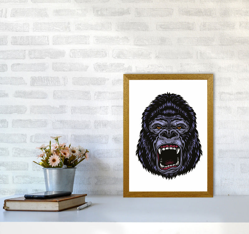 Gorilla Illustration Art Print by Jason Stanley A3 Print Only