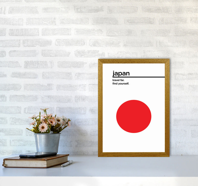 Japan Travel Poster Art Print by Jason Stanley A3 Print Only