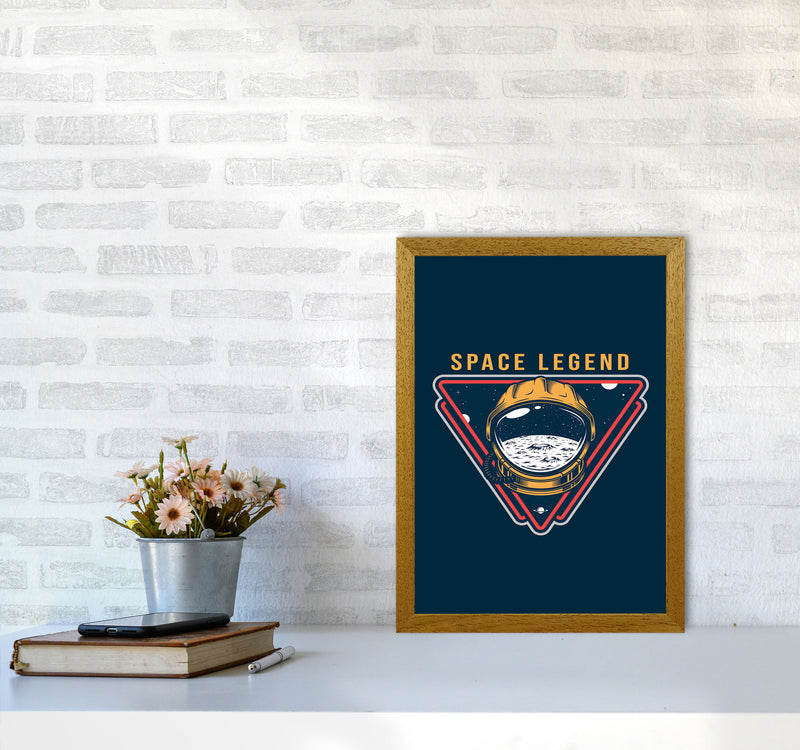 Space Legend Blue Art Print by Jason Stanley A3 Print Only