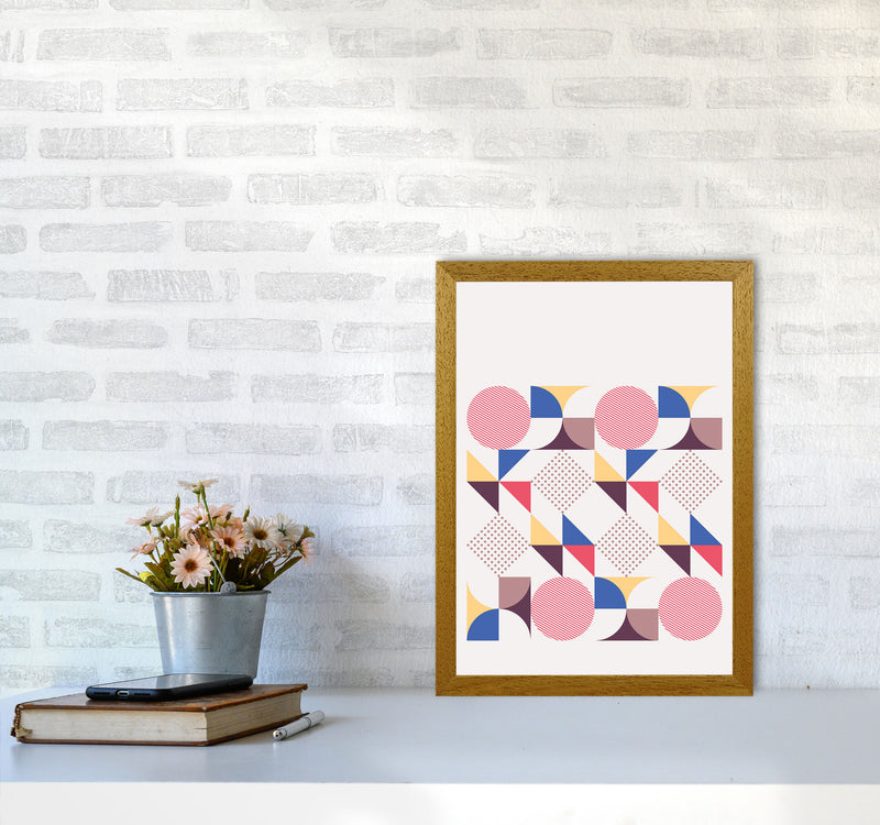 Retro Geometric 1 Art Print by Jason Stanley A3 Print Only