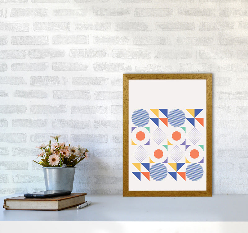 Retro Geometric 2 Art Print by Jason Stanley A3 Print Only