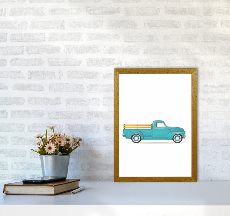Old Trusty Pickup Art Print by Jason Stanley A3 Print Only