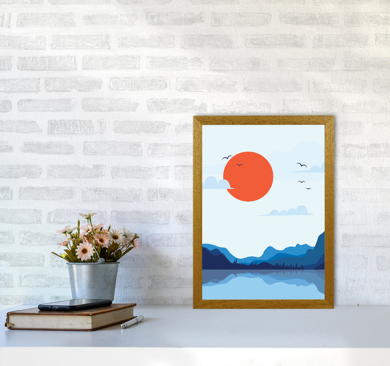 Japanese Sunset Art Print by Jason Stanley A3 Print Only