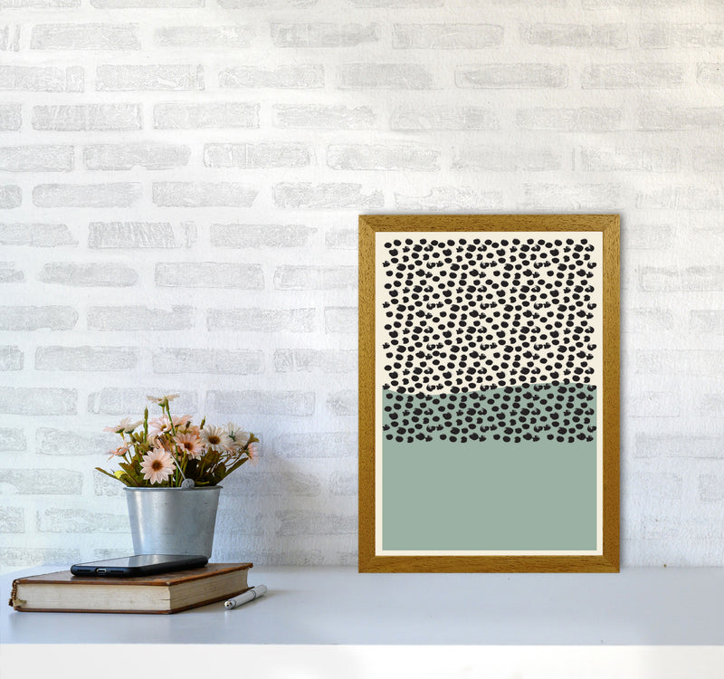 Green Midcentury Art Print by Jason Stanley A3 Print Only