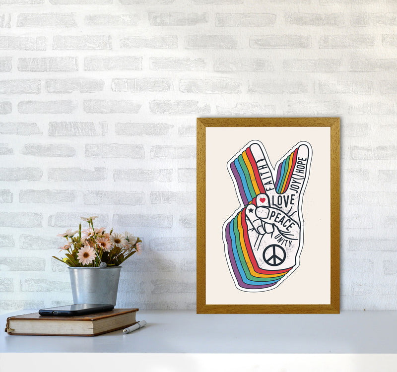 Peace And Love!! Art Print by Jason Stanley A3 Print Only