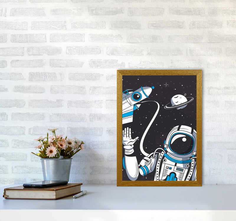 Hello From Space Art Print by Jason Stanley A3 Print Only