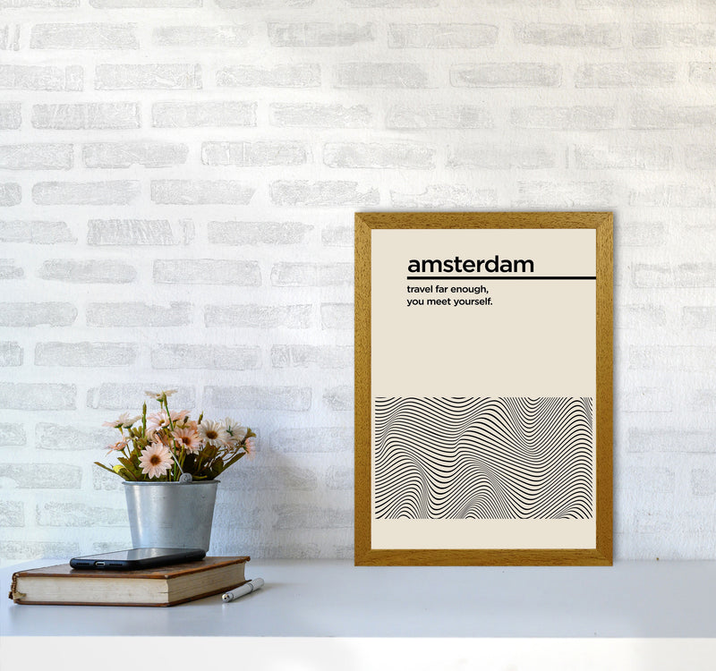 Amsterdam Travel Art Print by Jason Stanley A3 Print Only