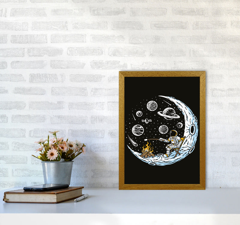 Moon Camp Vibes Art Print by Jason Stanley A3 Print Only