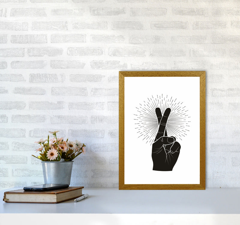Fingers Crossed Art Print by Jason Stanley A3 Print Only