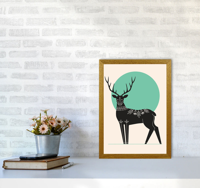 Moonlight Deer Art Print by Jason Stanley A3 Print Only