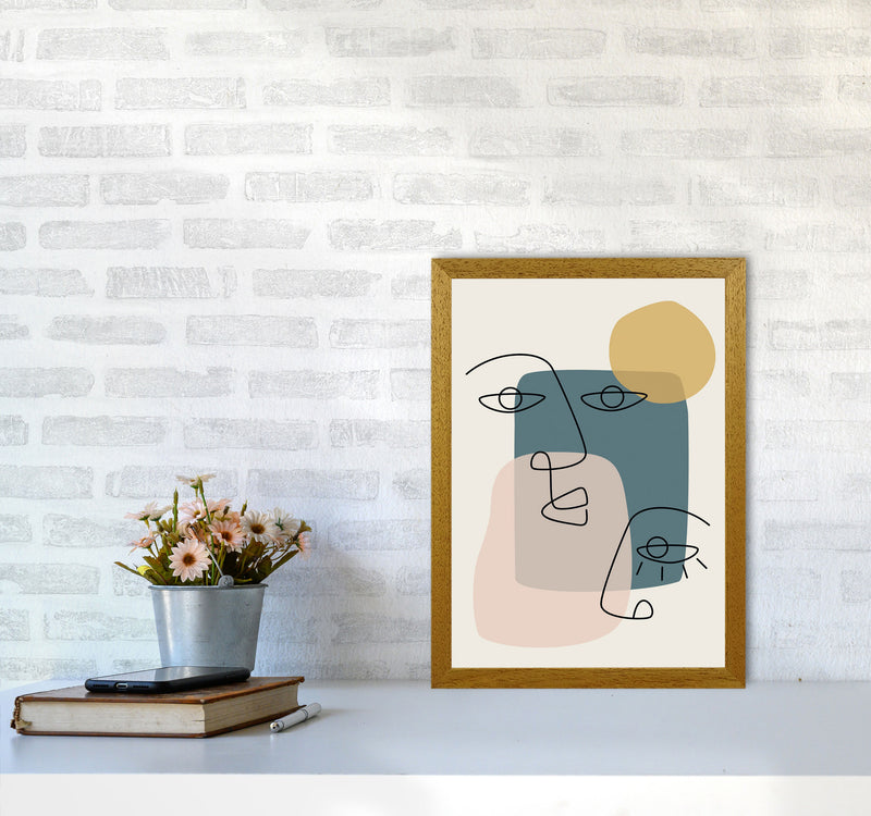 Abstract Faces Art Print by Jason Stanley A3 Print Only