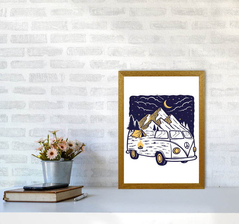 Camping Is Fun Art Print by Jason Stanley A3 Print Only