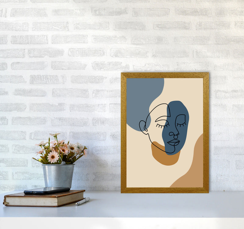 Abstract Face Art Print by Jason Stanley A3 Print Only