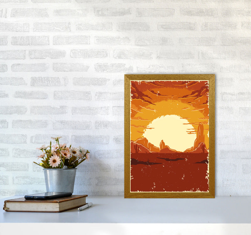 Desert Sunset Art Print by Jason Stanley A3 Print Only