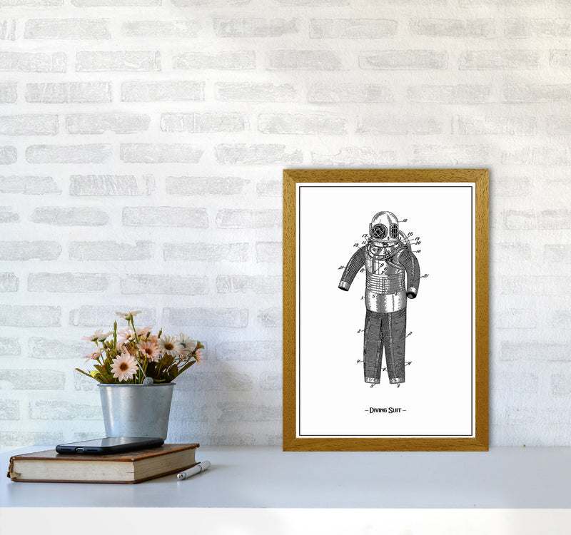 Diving Suit Art Print by Jason Stanley A3 Print Only