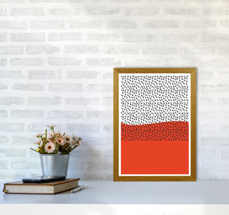 Red Vibe Art Print by Jason Stanley A3 Print Only