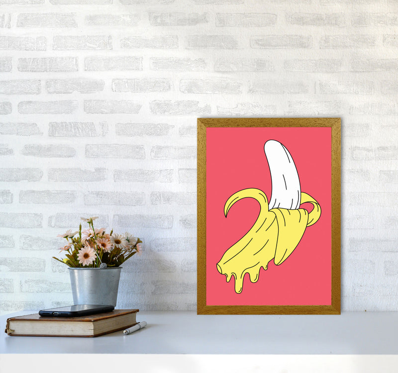 Melting Pink Banana Art Print by Jason Stanley A3 Print Only