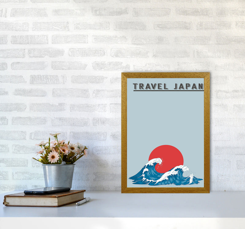 Japanese Waves Art Print by Jason Stanley A3 Print Only