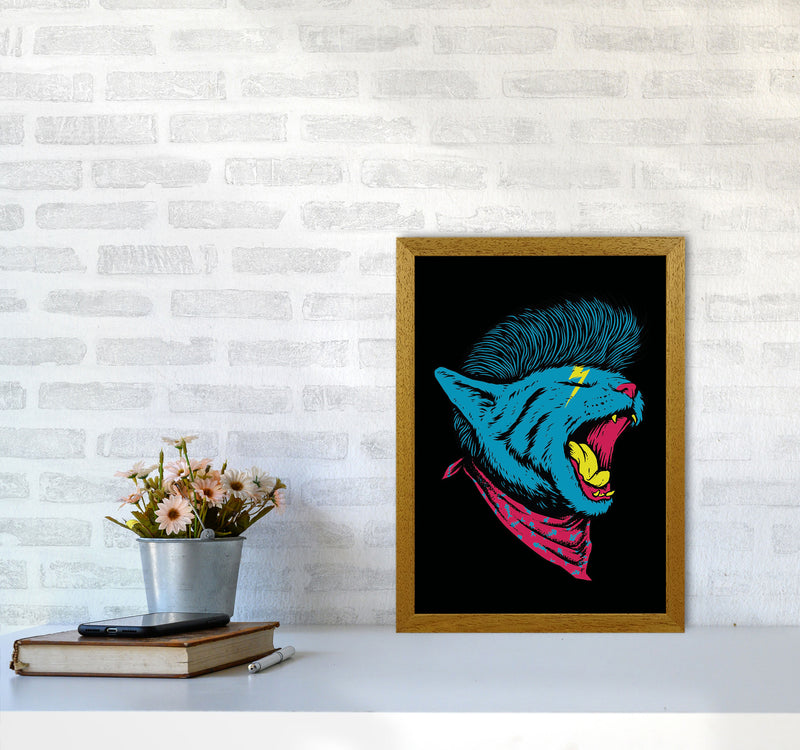 The Killer Cat Art Print by Jason Stanley A3 Print Only