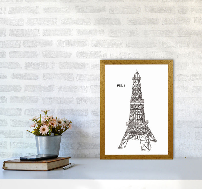 Eiffel Tower Patent Art Print by Jason Stanley A3 Print Only