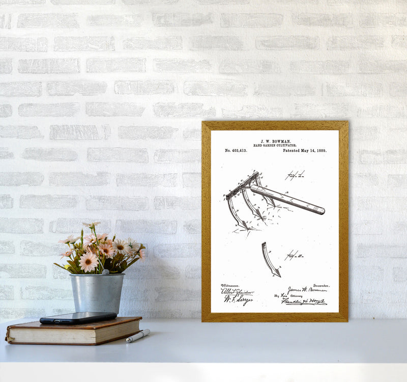 Garden Tool Patent Art Print by Jason Stanley A3 Print Only