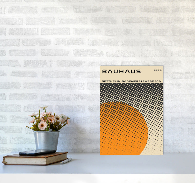 Bauhaus Geometric Yellow Vibe II Art Print by Jason Stanley A3 Black Frame