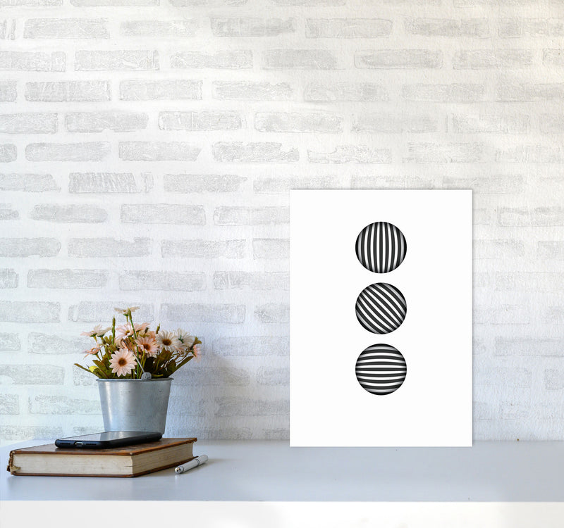 Minimal Geometric Series - 49 Art Print by Jason Stanley A3 Black Frame