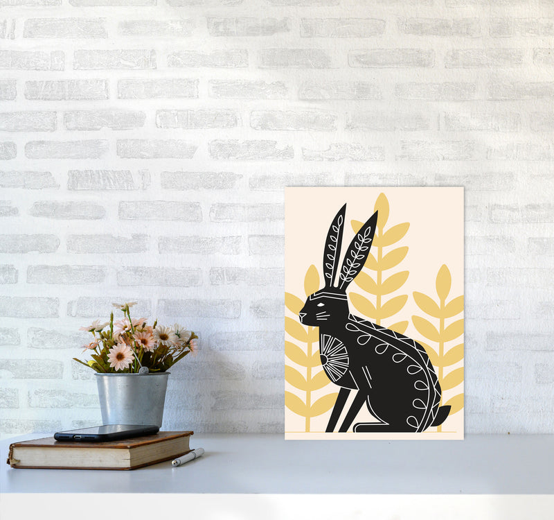 Bunny's Natural Habitat Art Print by Jason Stanley A3 Black Frame