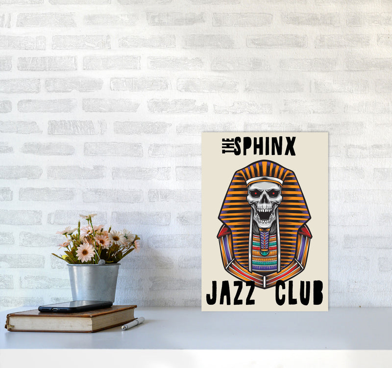 The Sphinx Jazz Club Art Print by Jason Stanley A3 Black Frame