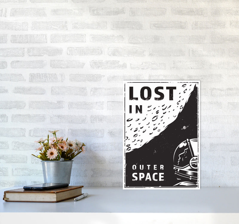 Lost In Outer Space Art Print by Jason Stanley A3 Black Frame