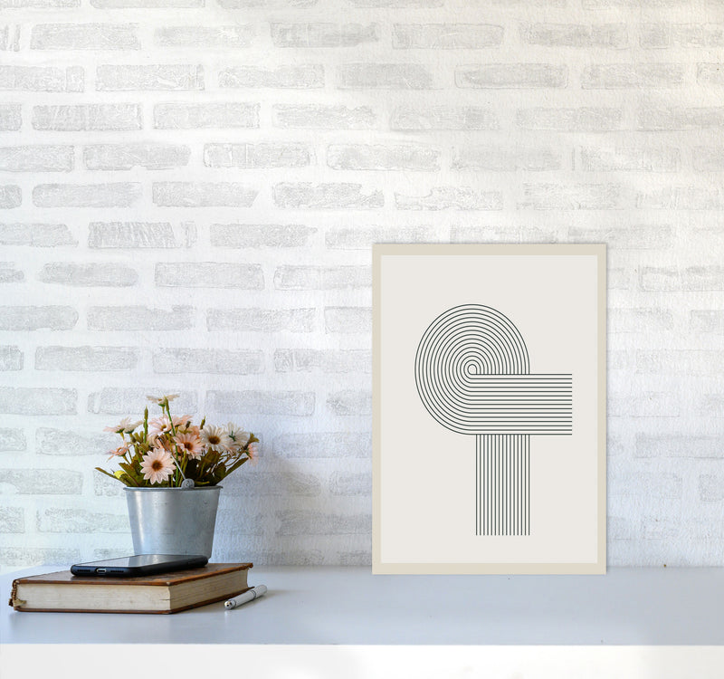 Modern Geometric 1 Art Print by Jason Stanley A3 Black Frame