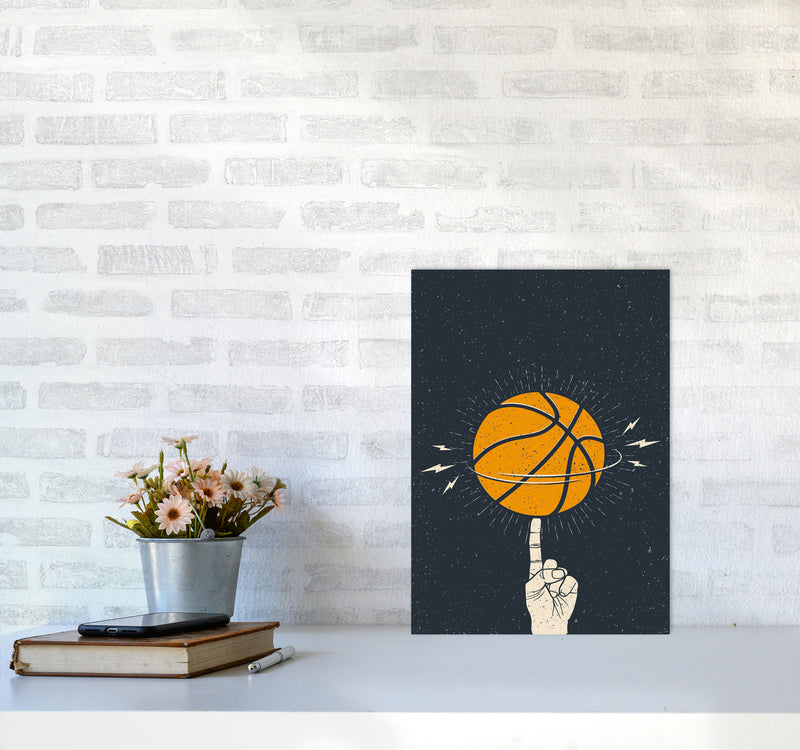 Basketball Is Fun Art Print by Jason Stanley A3 Black Frame