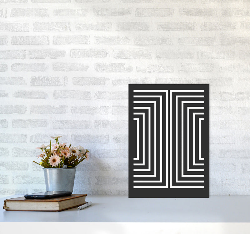 Pattern Series -4 Art Print by Jason Stanley A3 Black Frame