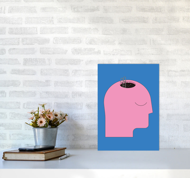 Keep An Open Mind Art Print by Jason Stanley A3 Black Frame