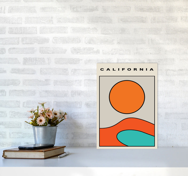 California Vibes! Art Print by Jason Stanley A3 Black Frame