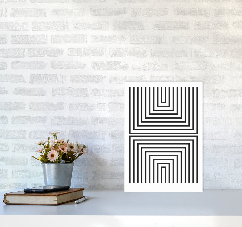 Pattern Series -3 Art Print by Jason Stanley A3 Black Frame