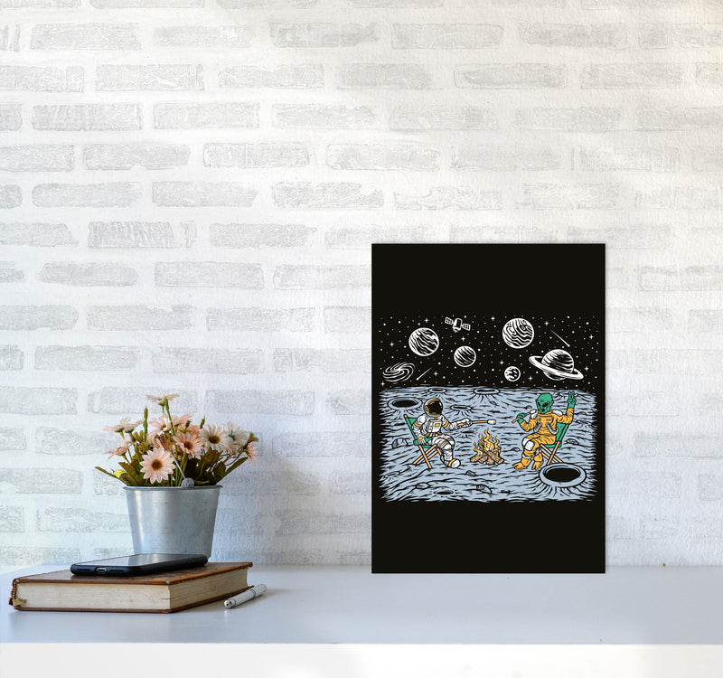 Space Camp Vibes Art Print by Jason Stanley A3 Black Frame