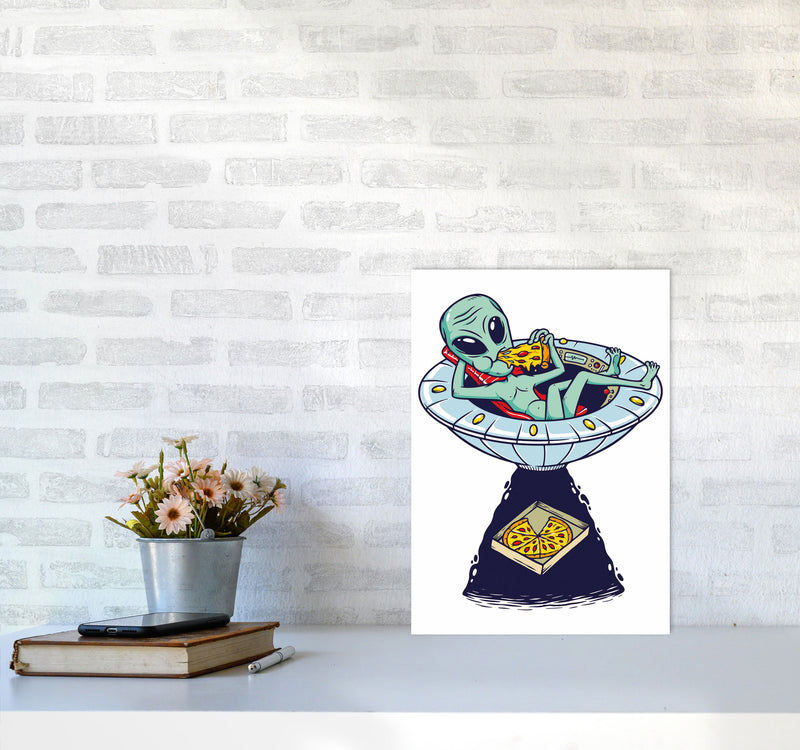 Delivery Please Art Print by Jason Stanley A3 Black Frame