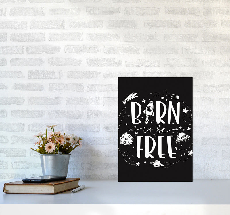 Born To Be Free Art Print by Jason Stanley A3 Black Frame