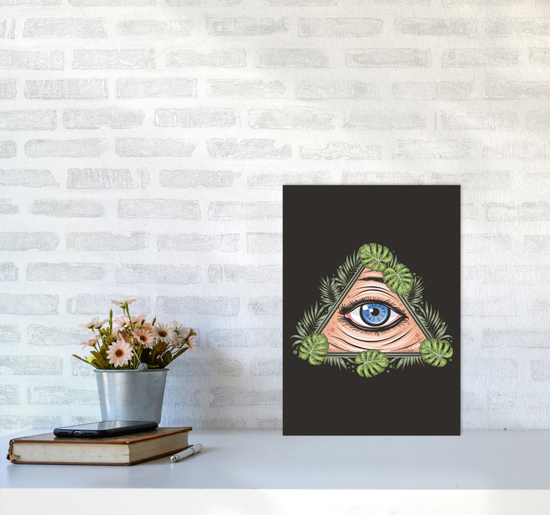 All Seeing Eye Art Print by Jason Stanley A3 Black Frame