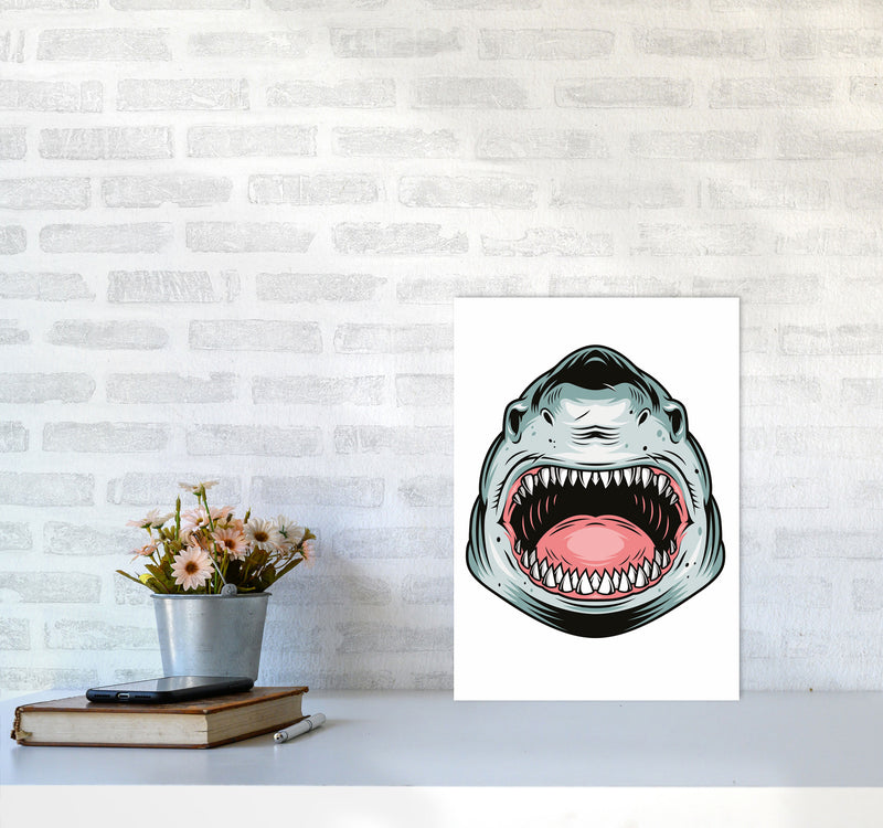 Sharkboy5000 Art Print by Jason Stanley A3 Black Frame