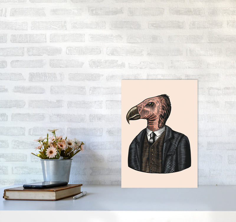 Mr. Condor Art Print by Jason Stanley A3 Black Frame