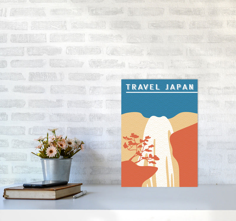 Traval Japan Minimilism I Art Print by Jason Stanley A3 Black Frame