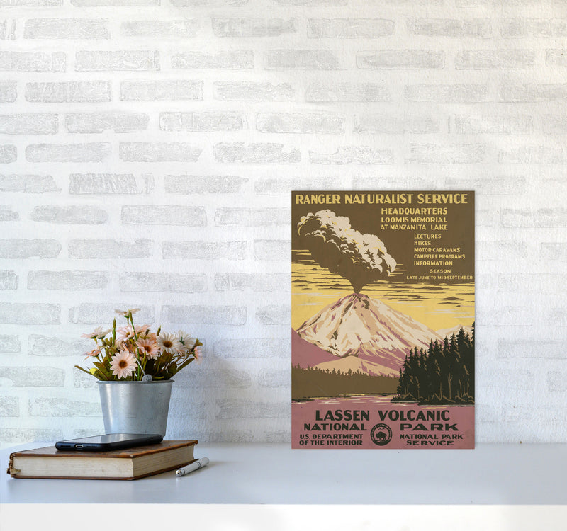 Lassen Volcanic National Park Art Print by Jason Stanley A3 Black Frame