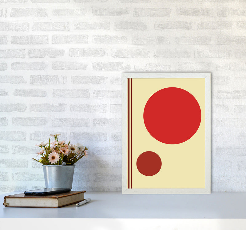 Minimal Geometric Series - 39 Art Print by Jason Stanley A3 Oak Frame