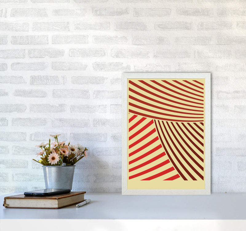 Minimal Geometric Series - 38 Art Print by Jason Stanley A3 Oak Frame