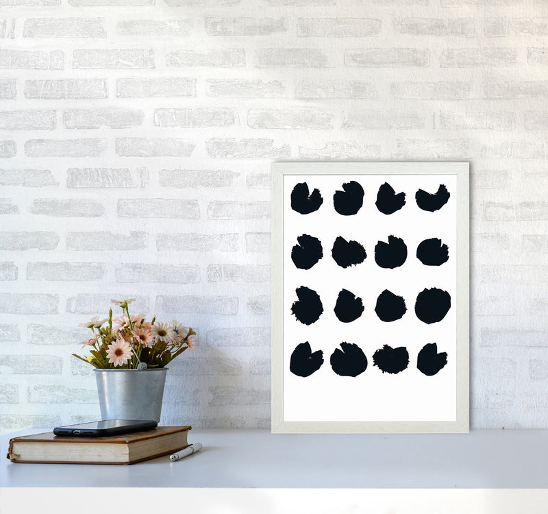 Minimal Geometric Series - 44 Art Print by Jason Stanley A3 Oak Frame