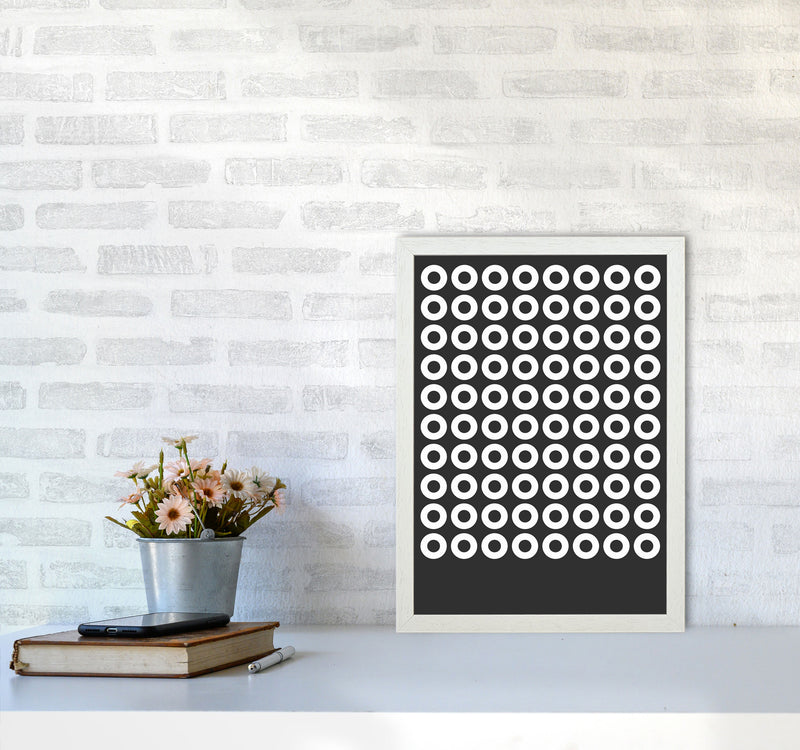 Minimal Geometric Series - 7 Art Print by Jason Stanley A3 Oak Frame